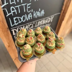 Choux PISTÁCIE, 4ks