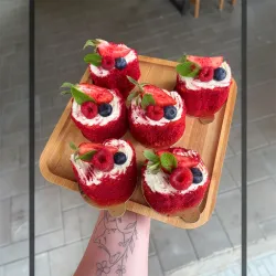 Roláda RED VELVET, 4ks